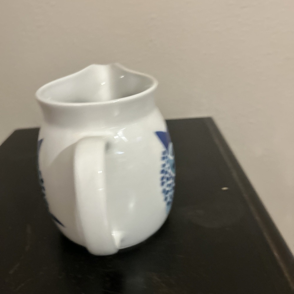 Vintage Mid Century Modern Arabia Finland Kitty Cat Pitcher Kaj Frank Kissa Blue - Picture 4 of 12
